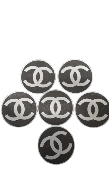 Luxury Designer Style Coaster Set – 3D Printed PLA+ (With Holder) - Image 2