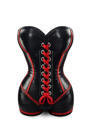 Steampunk Corset Vase hand-painted 3D printed decorative vase