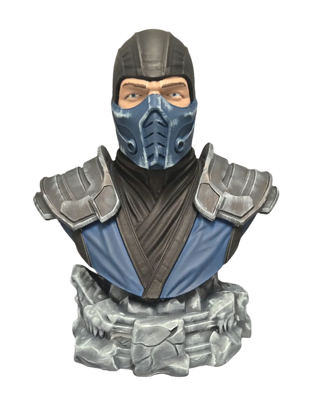 Sub Zero Bust Ornament hand-painted 3D printed collectible