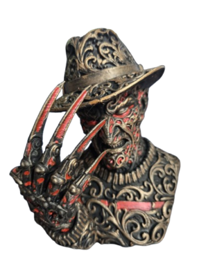 Freddy Krueger Steampunk Bust hand painted 3D printed horror collectable 15cm