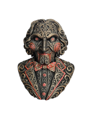 Billy the Puppet Saw Steampunk Bust hand painted 3D printed horror collectable 15cm
